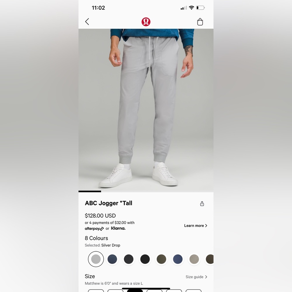 Lululemon ABC men’s joggers